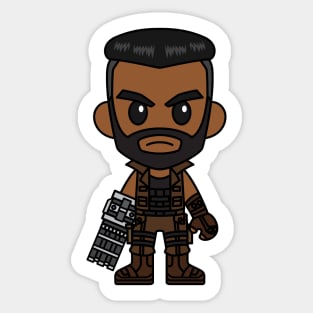 Chibi Barret Wallace Sticker